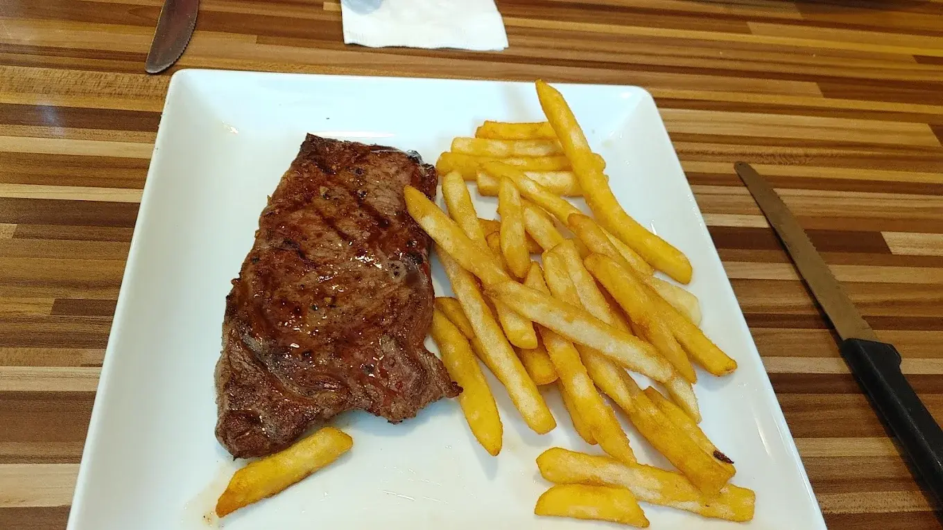 Delicious Steak Frites at Springs Garden in Swift Current, SK